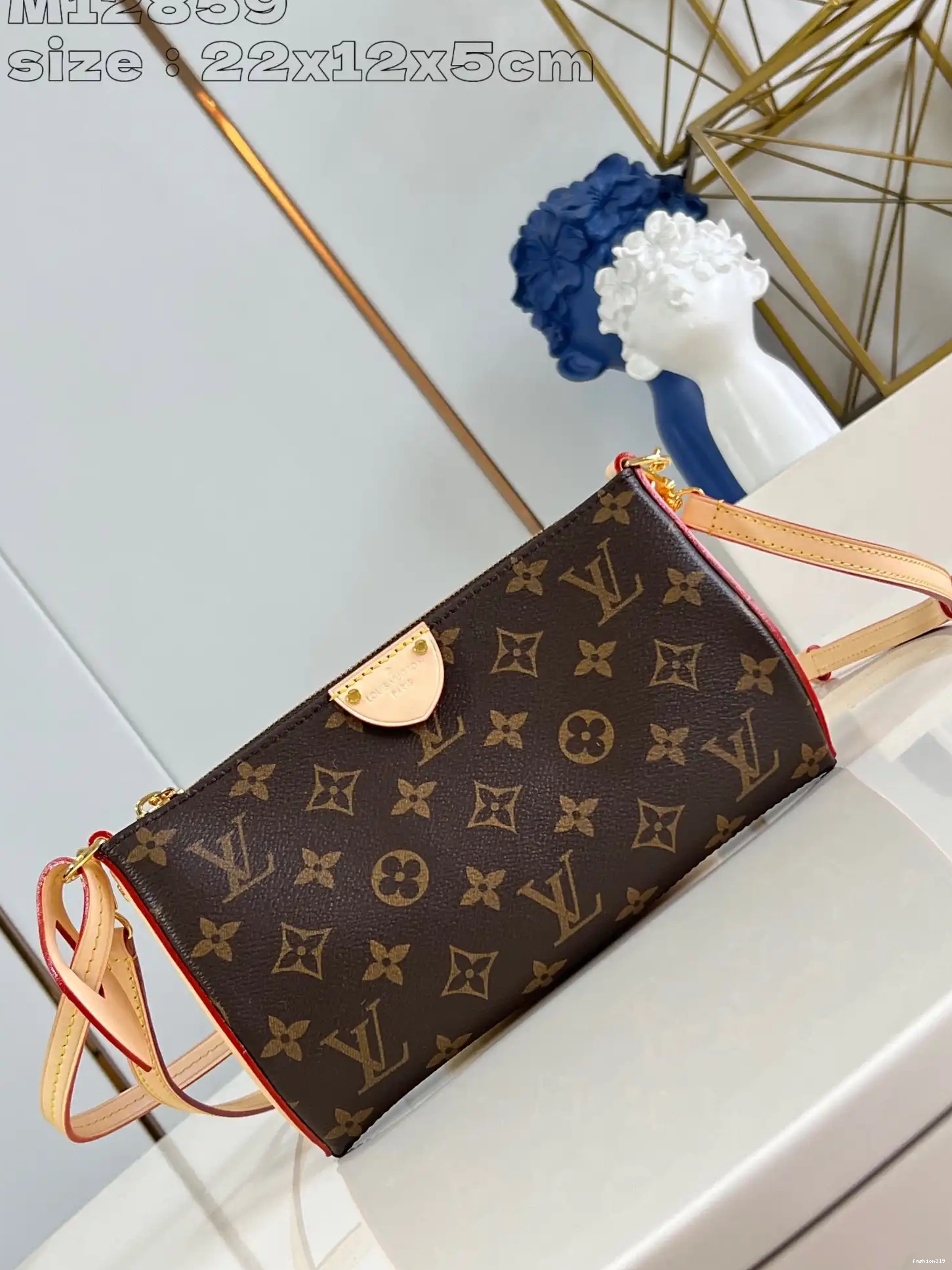 22 x x5.5CM 12 VUITTON Tirette Pochette - LOUIS 0401